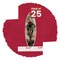 Red Suede Mat Board for 10x20 Frames - Oval Opening for 5x15 Photos